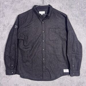 Anian Berlino Wool Shirt Men 3XL Melton Boreal 2025/26 Charcoal West Coast Fish